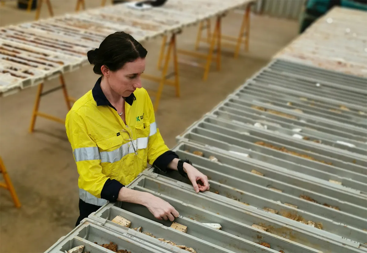 Kalgoorlie Nickel employee at work.